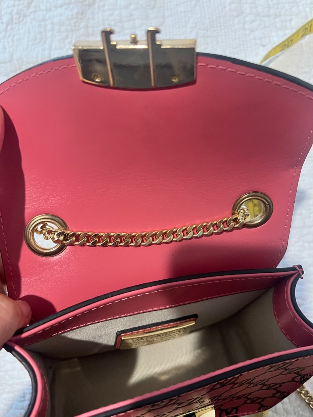 Valentino by Mario Valentino Bijou Monogram Leather Crossbody - Picture 6 of 16